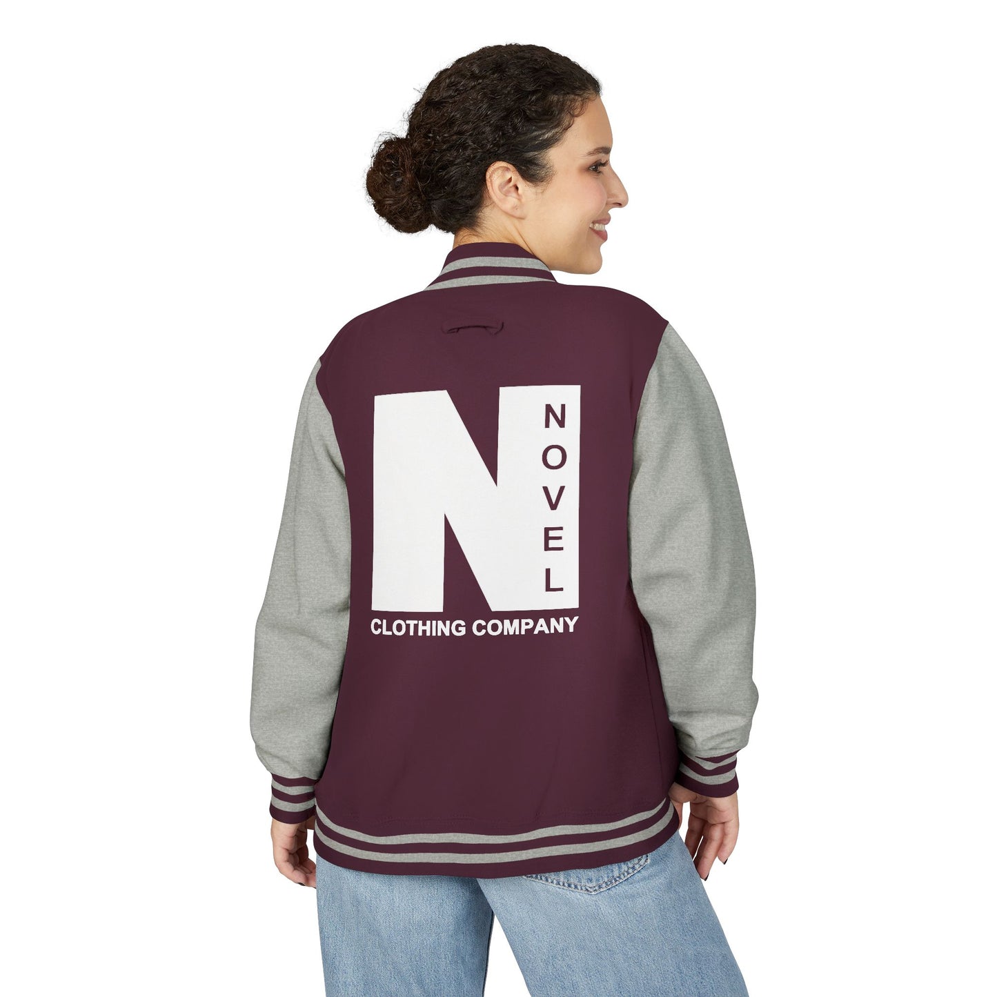 Unisex Heavyweight Letterman Jacket | Varsity Inspired, School Spirit, Casual Wear, Team Apparel, Trendy Jacket