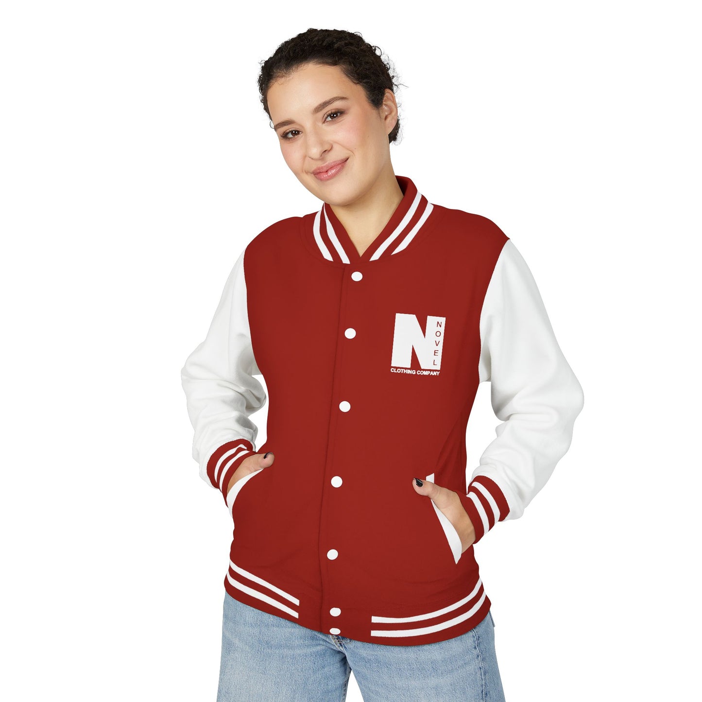 Unisex Heavyweight Letterman Jacket | Varsity Inspired, School Spirit, Casual Wear, Team Apparel, Trendy Jacket