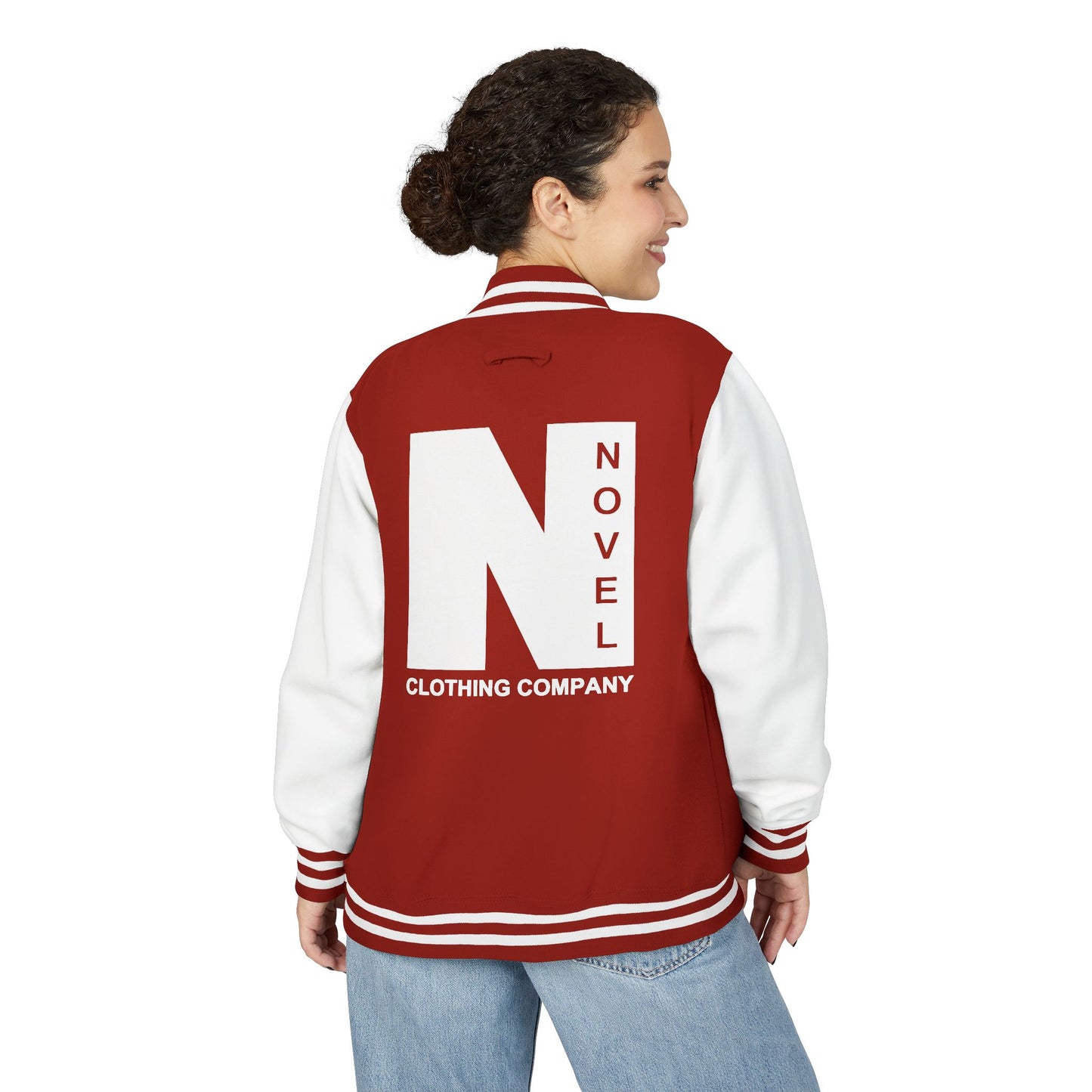 Unisex Heavyweight Letterman Jacket | Varsity Inspired, School Spirit, Casual Wear, Team Apparel, Trendy Jacket