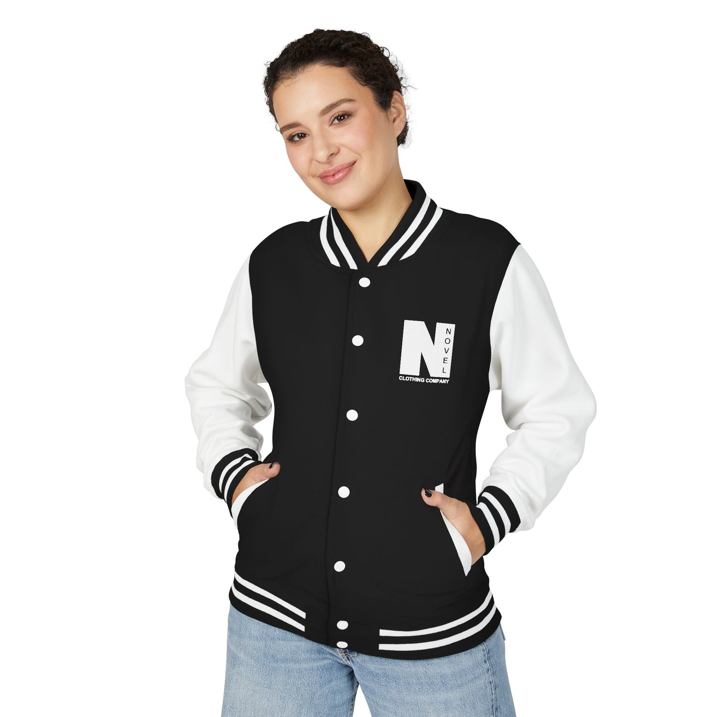 Unisex Heavyweight Letterman Jacket | Varsity Inspired, School Spirit, Casual Wear, Team Apparel, Trendy Jacket