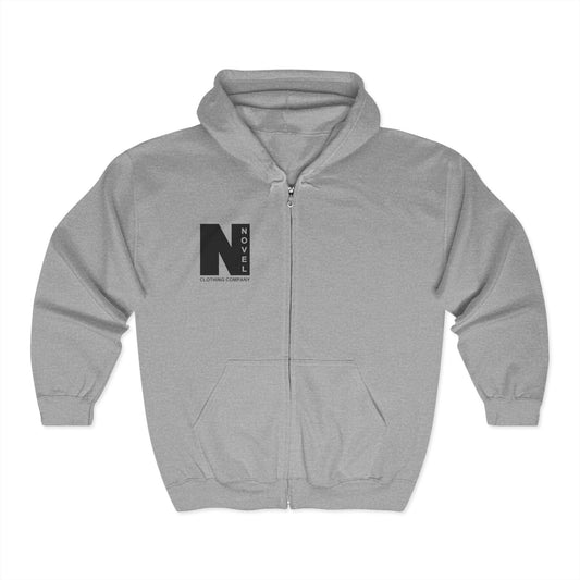 Stylish Unisex Full Zip Hoodie with Bold Design, Cozy Hoodie, Casual Wear, Gift for Him and Her, Perfect for Cool Weather