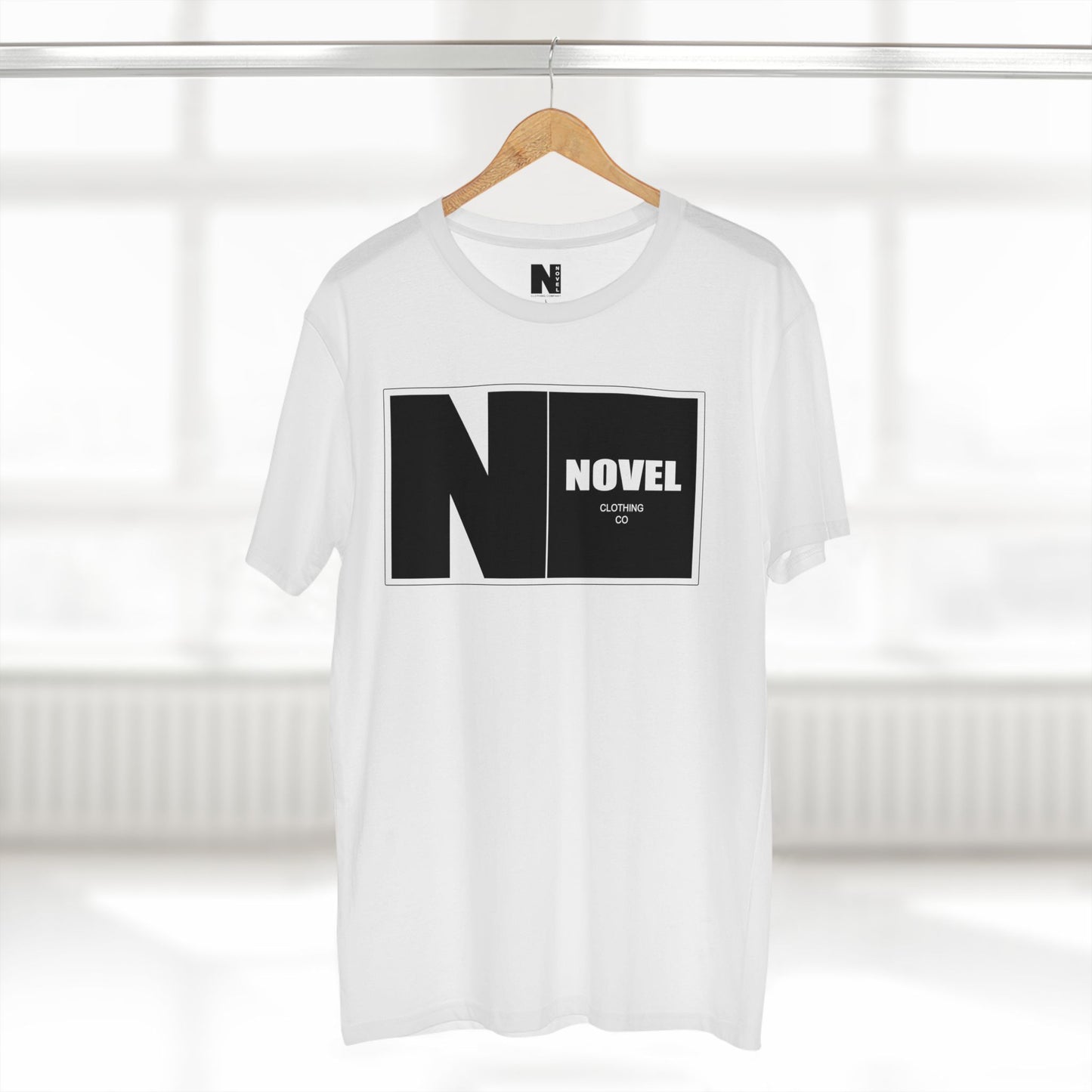 Novel Branding Adult Staple Tee, Casual T-Shirt, Graphic Tee, Unisex Shirt, Everyday Wear, Gift for Friends