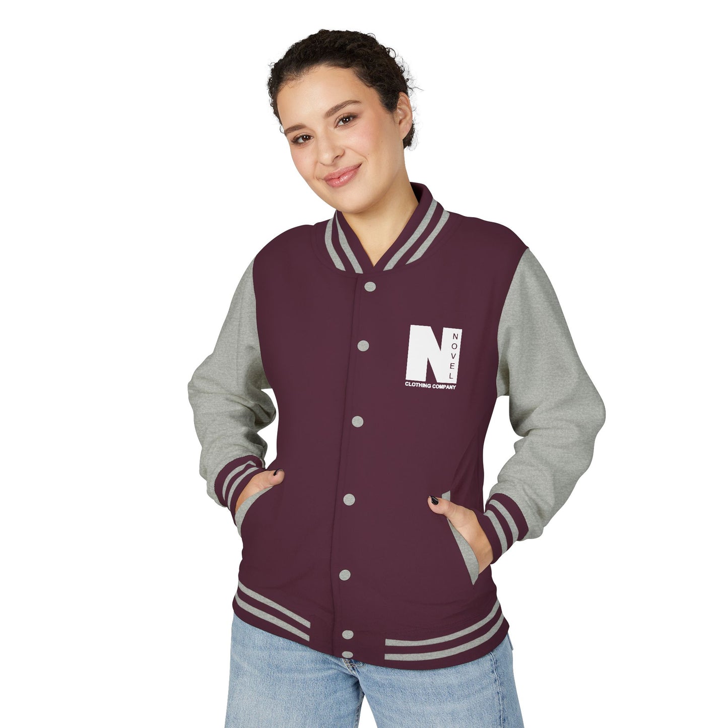 Unisex Heavyweight Letterman Jacket | Varsity Inspired, School Spirit, Casual Wear, Team Apparel, Trendy Jacket
