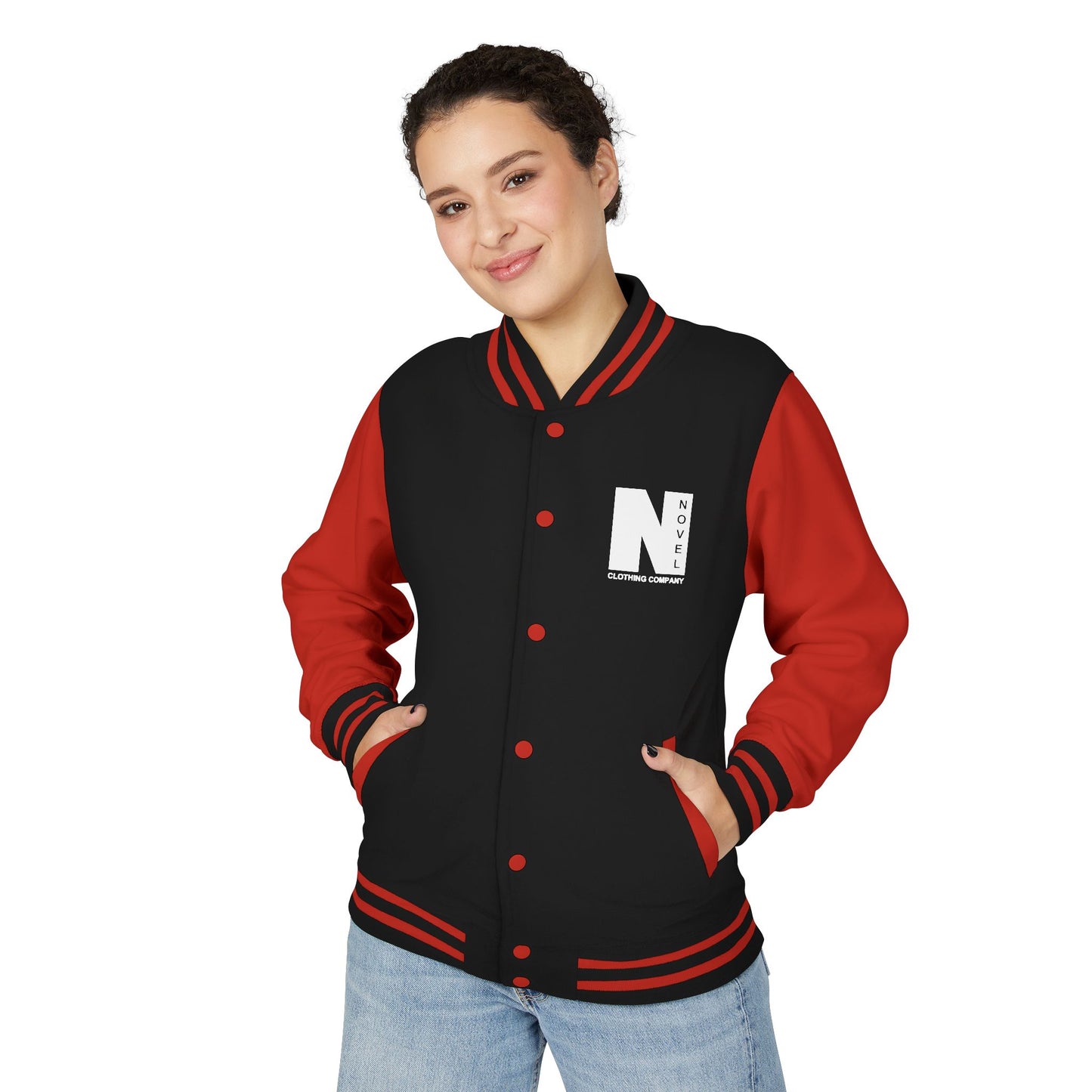 Unisex Heavyweight Letterman Jacket | Varsity Inspired, School Spirit, Casual Wear, Team Apparel, Trendy Jacket
