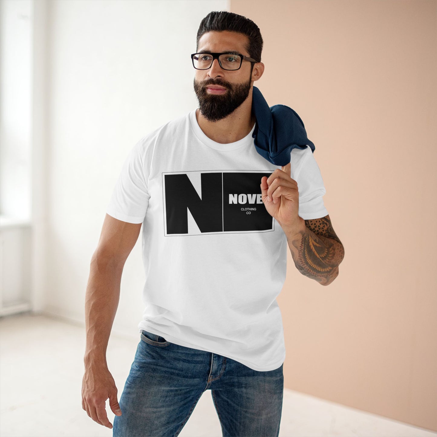 Novel Branding Adult Staple Tee, Casual T-Shirt, Graphic Tee, Unisex Shirt, Everyday Wear, Gift for Friends